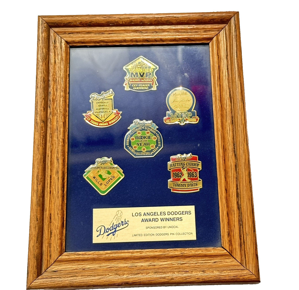 Los Angeles Dodgers Award Winners Limited Edition Pin Collection